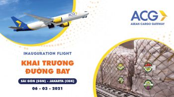 MỞ ĐƯỜNG BAY VẬN CHUYỂN HÀNG HÓA SÀI GÒN – JAKARTA
