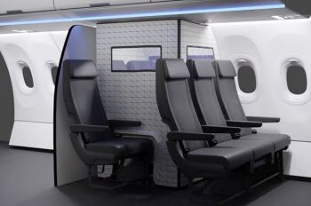 Airbus thiết kế 'kios cách ly' phòng chống dịch COVID-19 ngay trên khoang máy bay