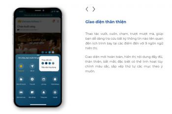 Trải nghiệm những tính năng mới của ứng dụng di động Vietnam Airlines